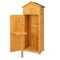 Natural Outdoor Garden Storage Cabinet 70 Inch with Foldable Table